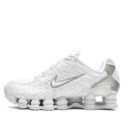 Nike Shox TL White Metallic Silver Max Orange