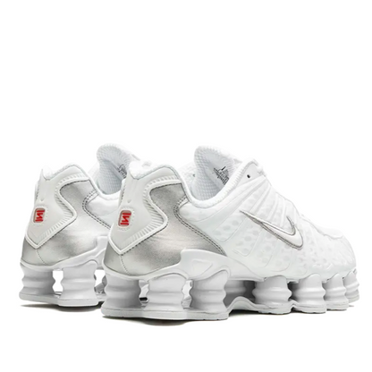 Nike Shox TL White Metallic Silver Max Orange