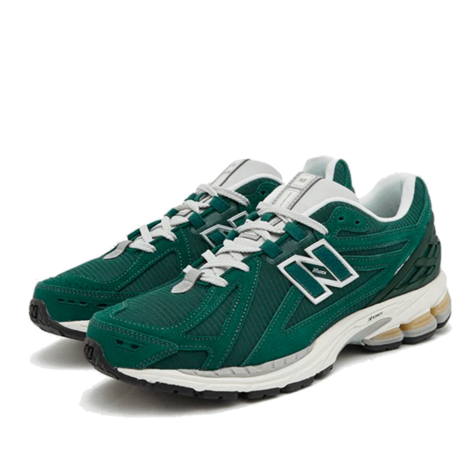 New Balance 1906R Green Suede Metallic Silver